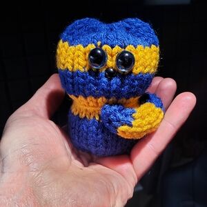 School spirit tiny handmade kitty